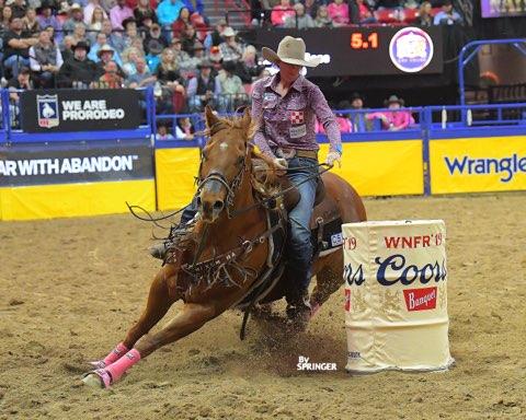 Lacinda Rose driving home at the WNFR